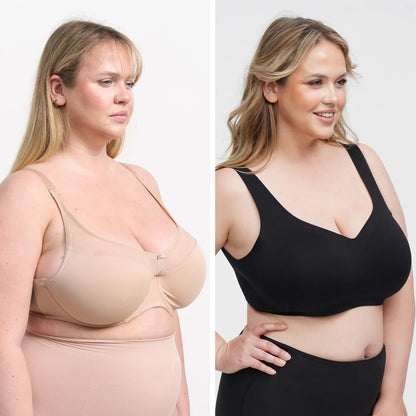 Vücut Şekillendirici Konforlu Sırt Destekli Dikişsiz Sütyen