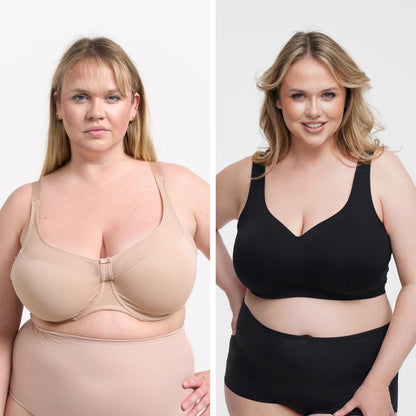 Vücut Şekillendirici Konforlu Sırt Destekli Dikişsiz Sütyen